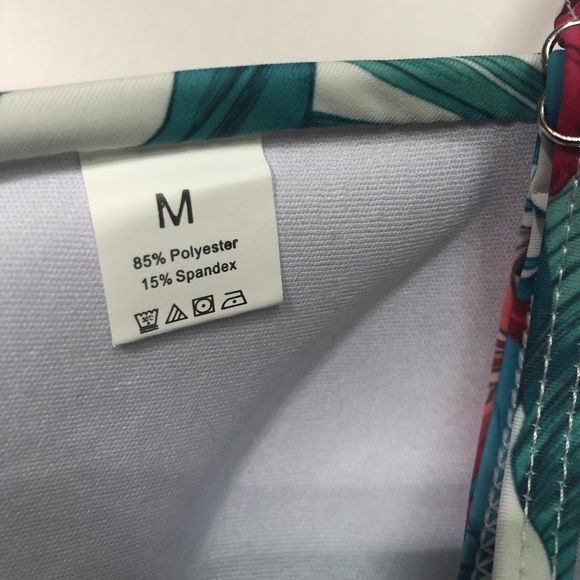 🐠Floral Ruffle Padded Bra Bikini - Picture 8 of 8